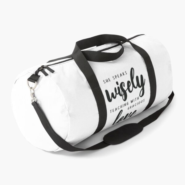 Item preview, Pro 31:26 She Speaks Wisely Teaching With Gracious Love- Black designed and sold by amazingjoy.