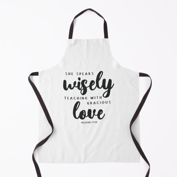 Item preview, Pro 31:26 She Speaks Wisely Teaching With Gracious Love- Black designed and sold by amazingjoy.