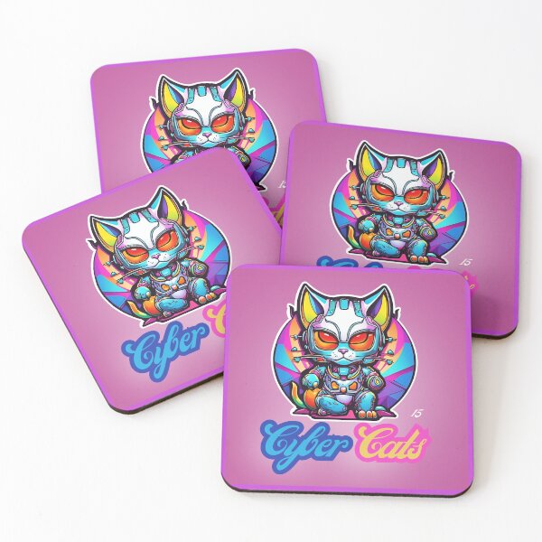 Item preview, Copy of Cyber Cats - Cyber Cat 15 designed and sold by Monika Turemka.