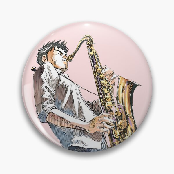 Item preview, Blue Giant - Dai Playing Saxophone designed and sold by ForevFantasy.