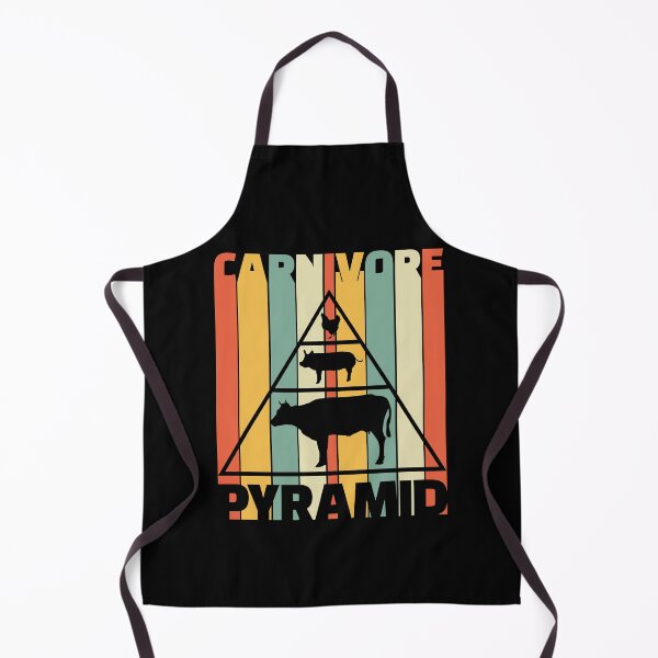 Item preview, Carnivore Pyramid Meat Eater Beef Lover Lion Diet Vintage designed and sold by inkedtee.