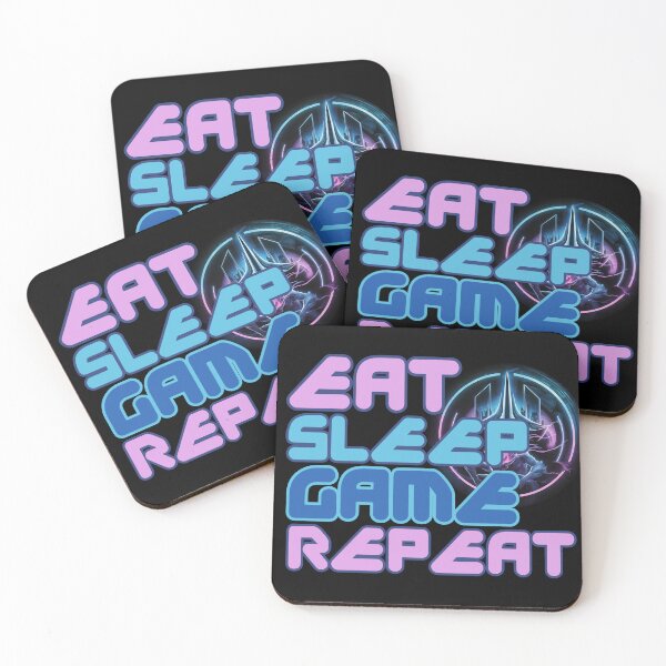 Item preview, EAT SLEEP GAME REPEAT true gaming fanatic sim racer design designed and sold by Jt41.