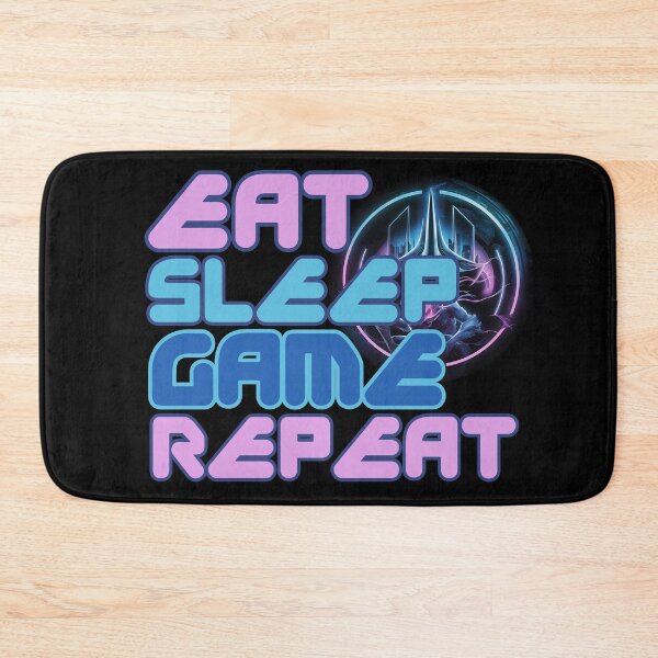 Item preview, EAT SLEEP GAME REPEAT true gaming fanatic sim racer design designed and sold by Jt41.
