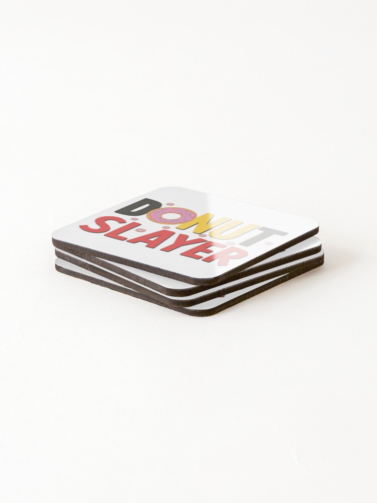 Thumbnail 4 of 5, Coasters (Set of 4), Donut Slayer designed and sold by R3FDesign.