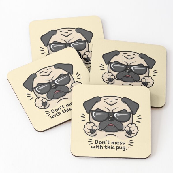 Item preview, Don't mess with this pug designed and sold by 123ks.