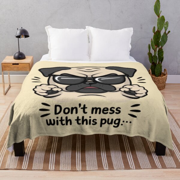 Item preview, Don't mess with this pug designed and sold by 123ks.