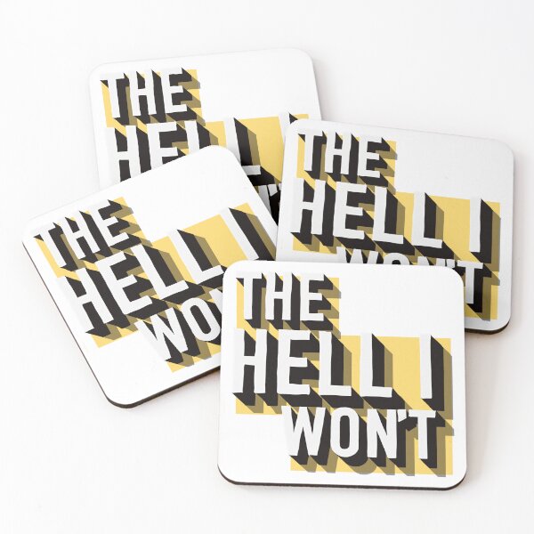 Item preview, The Hell I Won't designed and sold by Sarahdesign.