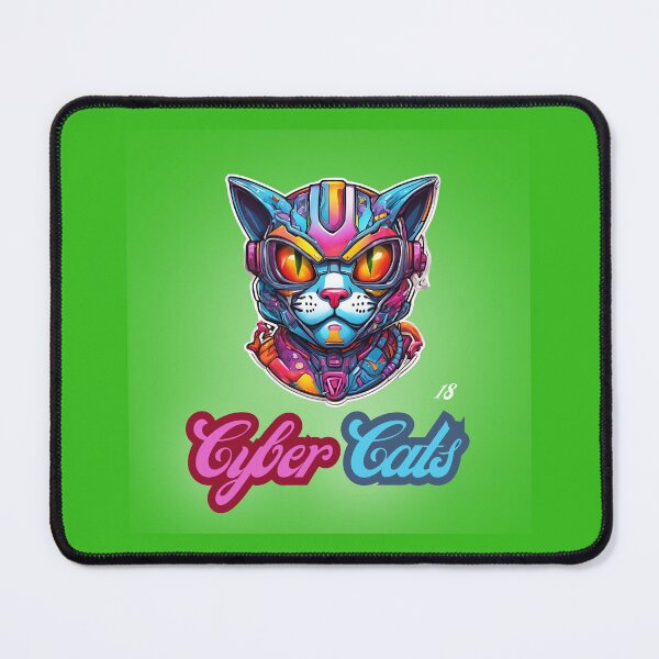 Item preview, Cyber Cats - Cyber Cat 18 designed and sold by Monika Turemka.