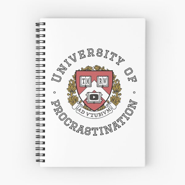 Item preview, University of Procrastination Graduate designed and sold by IncognitoMode.
