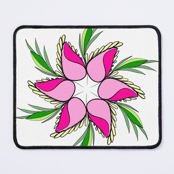 Item preview, Pink flower mandala designed and sold by nongsao4.