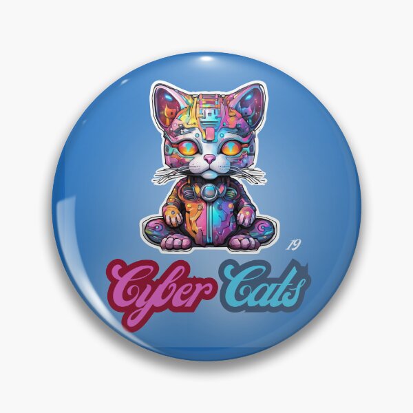 Item preview, Cyber Cats - Cyber Cat 19 designed and sold by Monika Turemka.
