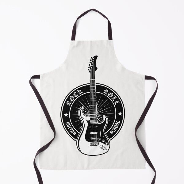Item preview, round-sticker-guitar-school-vector-illustration-black-promotional-label-advertising-rock-music-lesso-01 designed and sold by tshirtsdesign9.