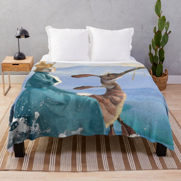 Item preview, Sun Queen Seahorse Ocean Surreal Art designed and sold by SoulscapeStudio.