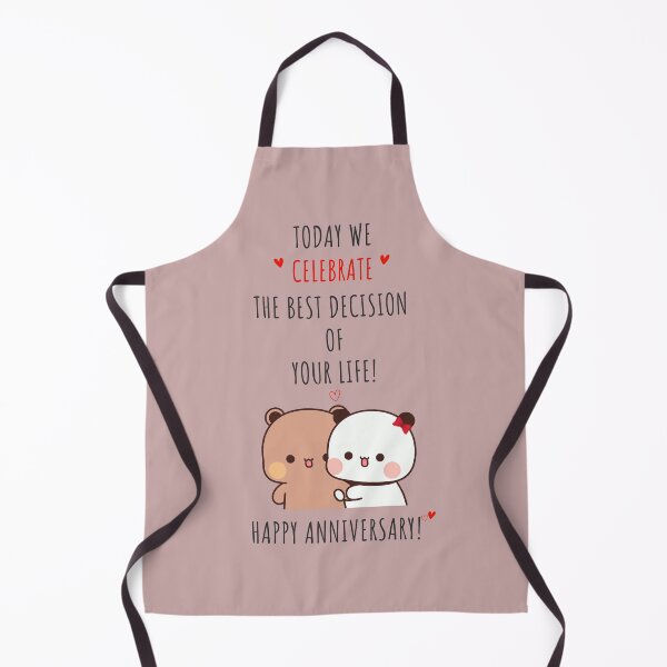 Item preview, Happy anniversary from DuDu Bear and BuBu panda designed and sold by Pandety.