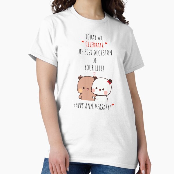 Item preview, Happy anniversary from DuDu Bear and BuBu panda designed and sold by Pandety.
