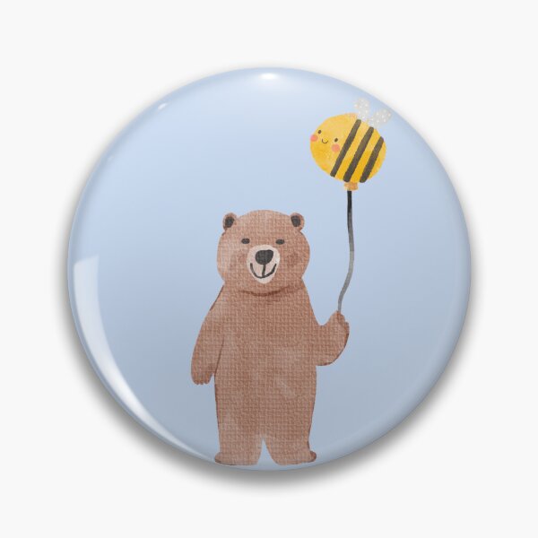 Item preview, Bear with bee balloon designed and sold by calliedancer.