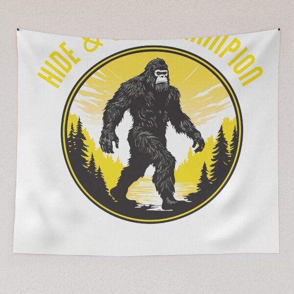 Item preview, Bigfoot Hide And Seek Champion Funny designed and sold by Black-Store0.