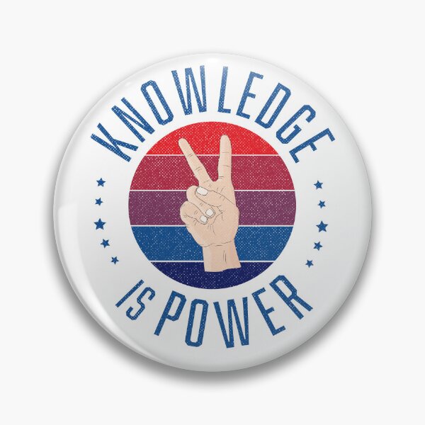 Item preview, Knowledge is Power Positive Affirmation Knowledge is Power Motivational Saying Teacher Student designed and sold by Sandra Brezina.