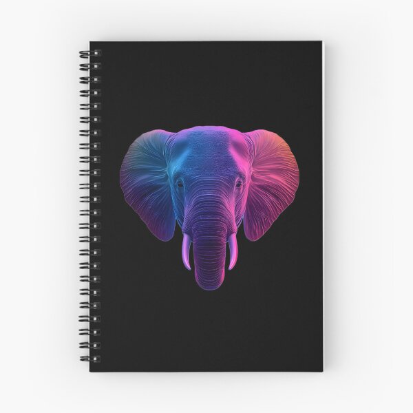 Item preview, Cabeza de elefante de colores neón de belleza | Lindo regalo para amantes de los animales y los elefantes designed and sold by ViralBrowser.