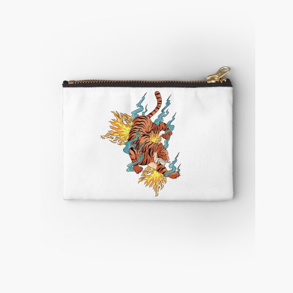 Item preview, Tiger stalking with water and fire designed and sold by GuesthozGraphix.