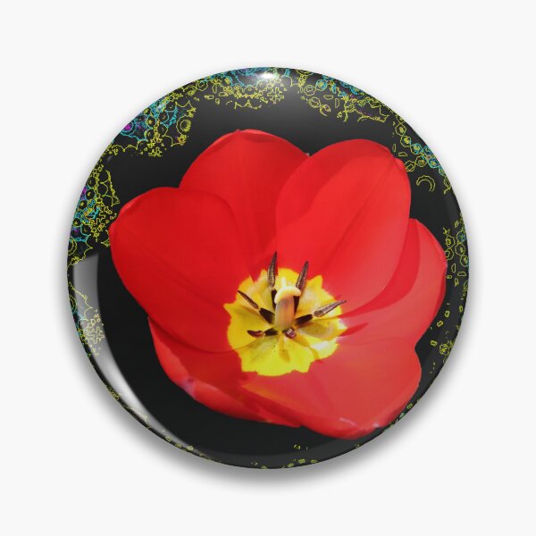 Item preview, Brilliant Red Eyed Tulip designed and sold by BostonArcImage.