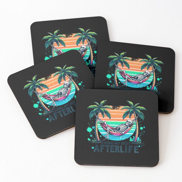 Item preview, Cheeky Skeleton – "Living My Best Afterlife" Funny Design for T-Shirts, Mugs, Stickers & More designed and sold by artedigital99.