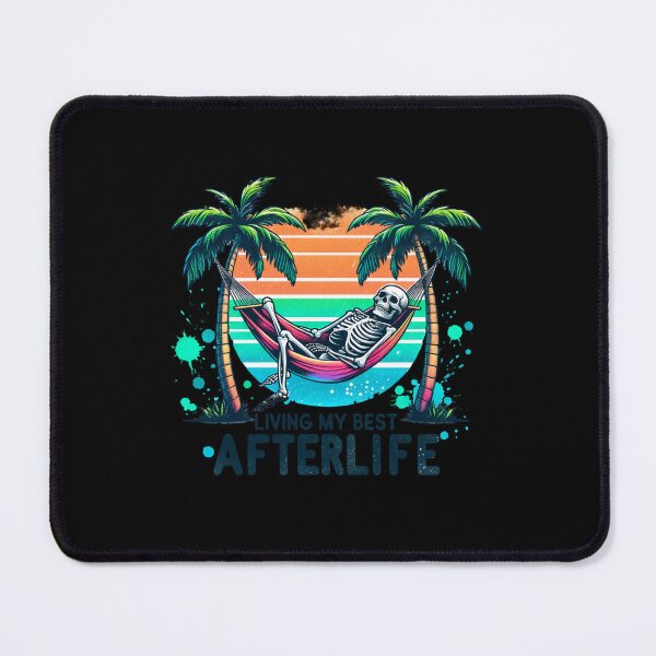 Item preview, Cheeky Skeleton – "Living My Best Afterlife" Funny Design for T-Shirts, Mugs, Stickers & More designed and sold by artedigital99.
