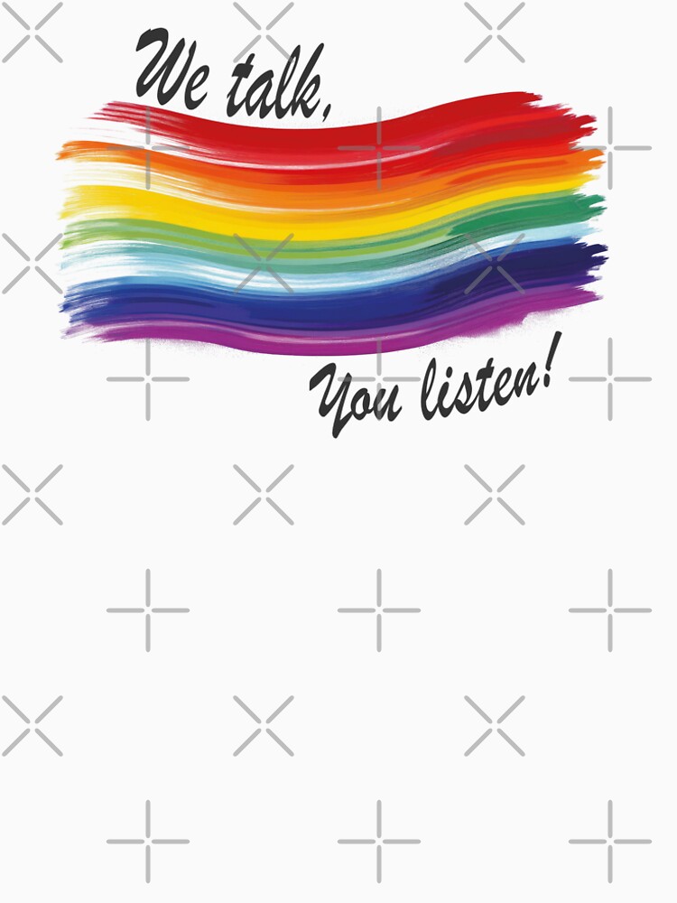Thumbnail 4 of 4, Premium T-Shirt, We talk, you listen! designed and sold by TrueNovaDesigns.
