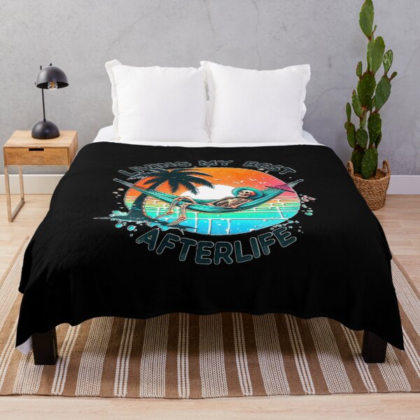 Item preview, Cheeky Skeleton – "Living My Best Afterlife" Funny Design for T-Shirts, Mugs, Stickers & More designed and sold by artedigital99.