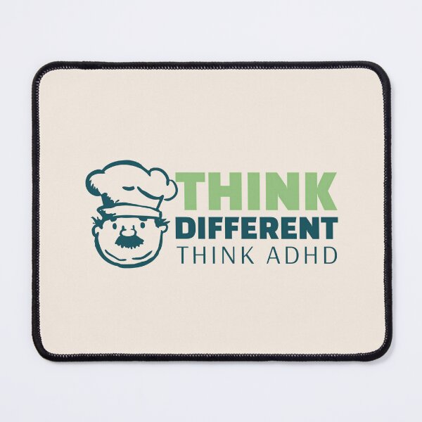 Item preview, Think different, think ADHD designed and sold by Nyasha Andrew Mataidza.