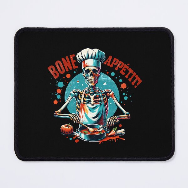 Item preview, Witty Skeleton – "Bone Appétit!" Sarcastic Design for T-Shirts, Mugs, Stickers & More designed and sold by artedigital99.