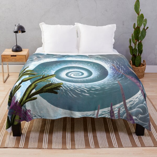 Item preview, WOD Depths Ocean Spiral Vortex Waves Seaweed Whirlpool designed and sold by SoulscapeStudio.