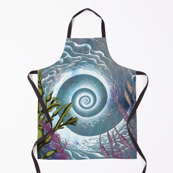 Item preview, WOD Depths Ocean Spiral Vortex Waves Seaweed Whirlpool designed and sold by SoulscapeStudio.