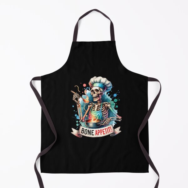 Item preview, Witty Skeleton – "Bone Appétit!" Sarcastic Design for T-Shirts, Mugs, Stickers & More designed and sold by artedigital99.