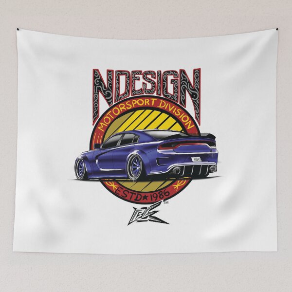 Item preview, widebody american muscle car purple  designed and sold by NaquashM.