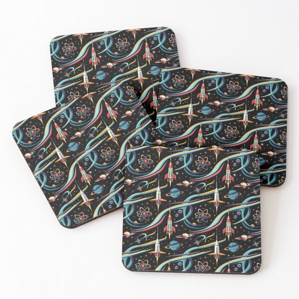 Item preview, Mid Century Atomic Era Pattern designed and sold by Angry Swan Designs.