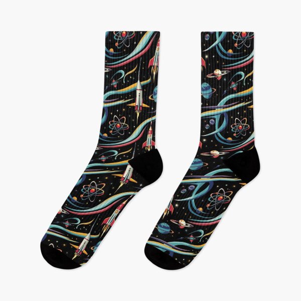 Item preview, Mid Century Atomic Era Pattern designed and sold by Angry Swan Designs.