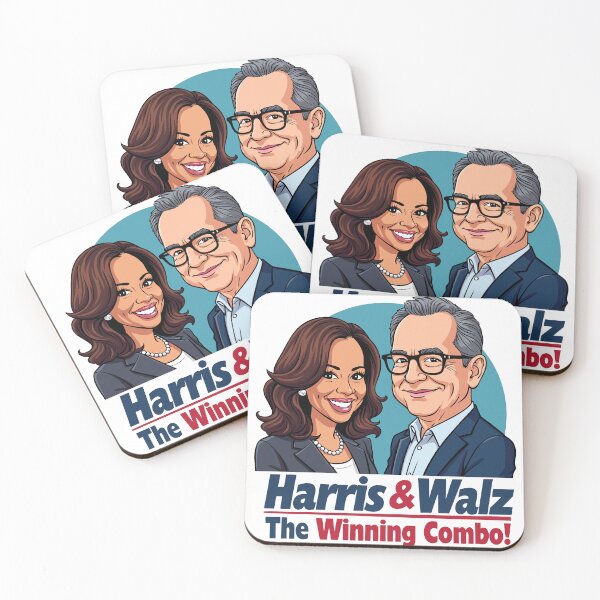 Item preview, Kamala Harris & Tim Walz 2024 Funny Election T-Shirt Design designed and sold by funartegy.
