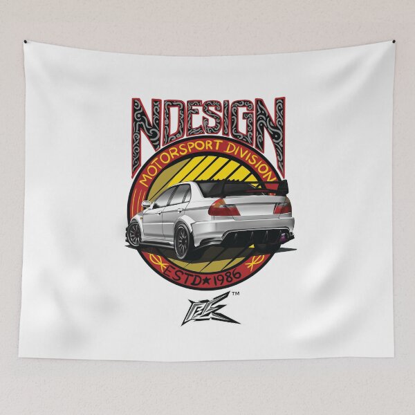 Item preview, mitsubishi lancer evolution 6 white  designed and sold by NaquashM.