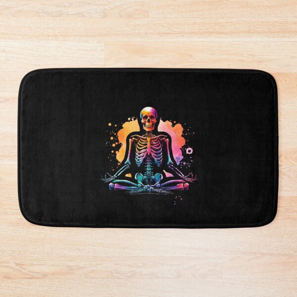 Item preview, Lazy Skeleton – "Namast'ay in Bed" Funny Design for T-Shirts, Mugs, Stickers & More designed and sold by artedigital99.