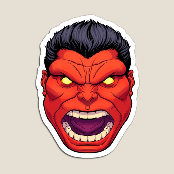 Item preview, Red Hulk designed and sold by monstrousart.
