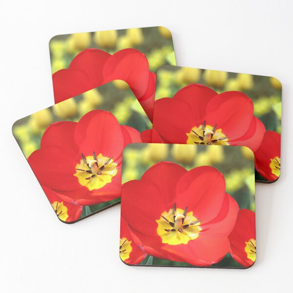 Item preview, Eyed Tulips - Brilliant Red designed and sold by BostonArcImage.
