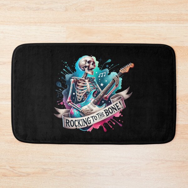 Item preview, Skeleton – "Rocking to the Bone" Funny Design for T-Shirts, Mugs, Stickers & More designed and sold by artedigital99.