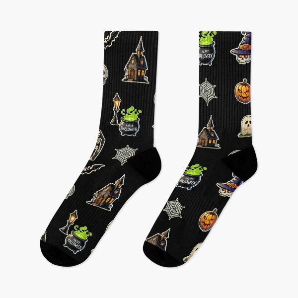 Item preview, Halloween Sticker Pack Spooky Witches, Skulls, and Haunted Houses designed and sold by DuxDesigns.