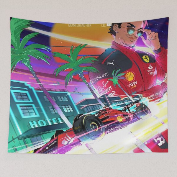 Artikelvorschau, Miami Grand Prix entworfen und verkauft von Road To Track.