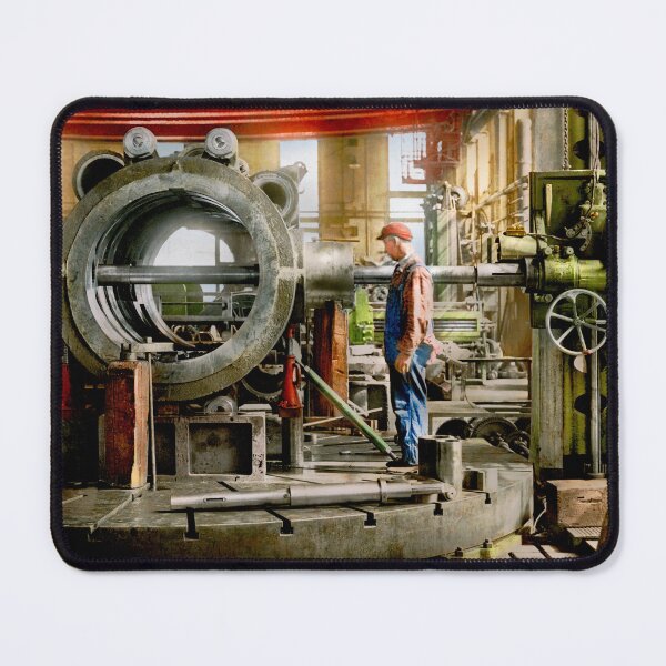 Item preview, Machinist - Drilling and Threading trunion holes 1908 designed and sold by Mike Savad Photography.
