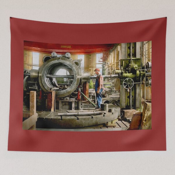 Item preview, Machinist - Drilling and Threading trunion holes 1908 designed and sold by Mike Savad Photography.