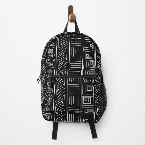 Item preview, Black&White African Geometric Stripe Pattern designed and sold by AriLady.