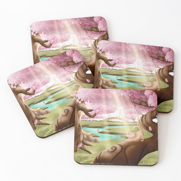Item preview, Cat in a Japanese landscape designed and sold by ElieBlackCat.