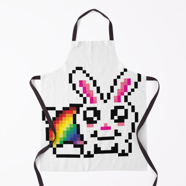 Item preview, Fuzzy Rainbow Bunny designed and sold by 32-Squared.